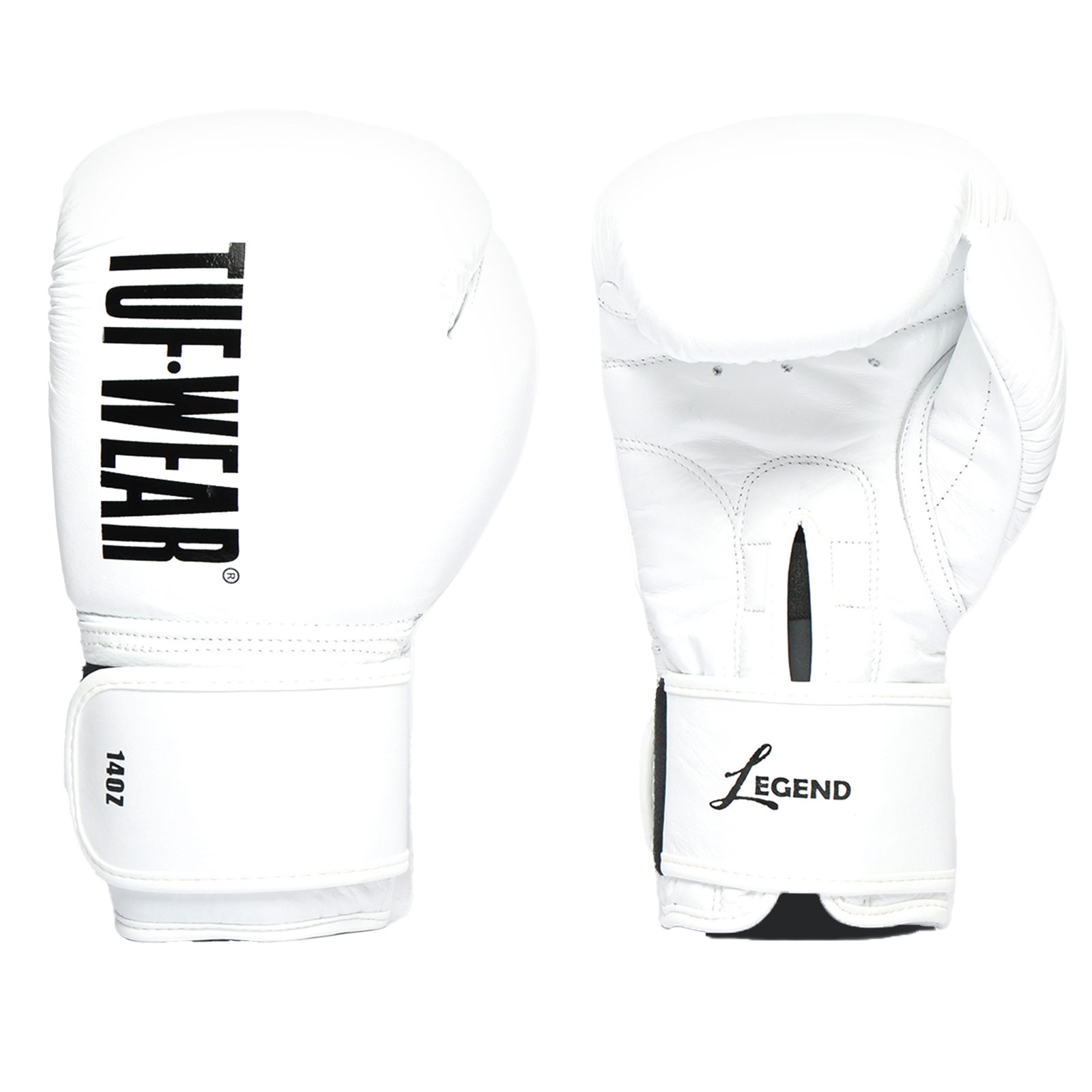 Tuf Wear Legend Leather HOOK AND LOOP Sparring Gloves