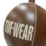 Tuf Wear Classic Brown Leather Peanut Double End Bag - Image 2