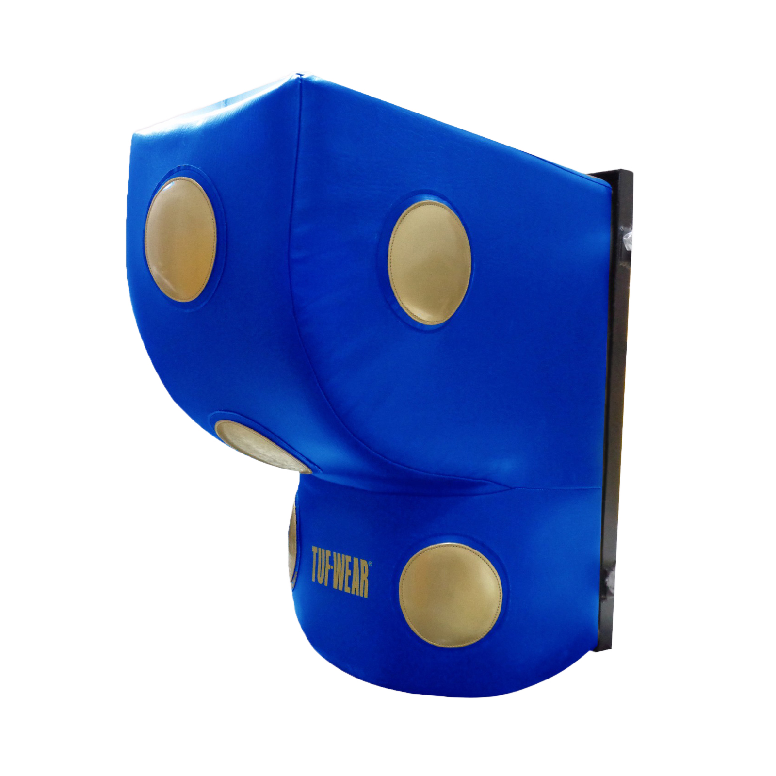 TW32708-BLUEGOLD-F1-1 Tuf Wear Balboa PU Wall Pad Target - Image 1