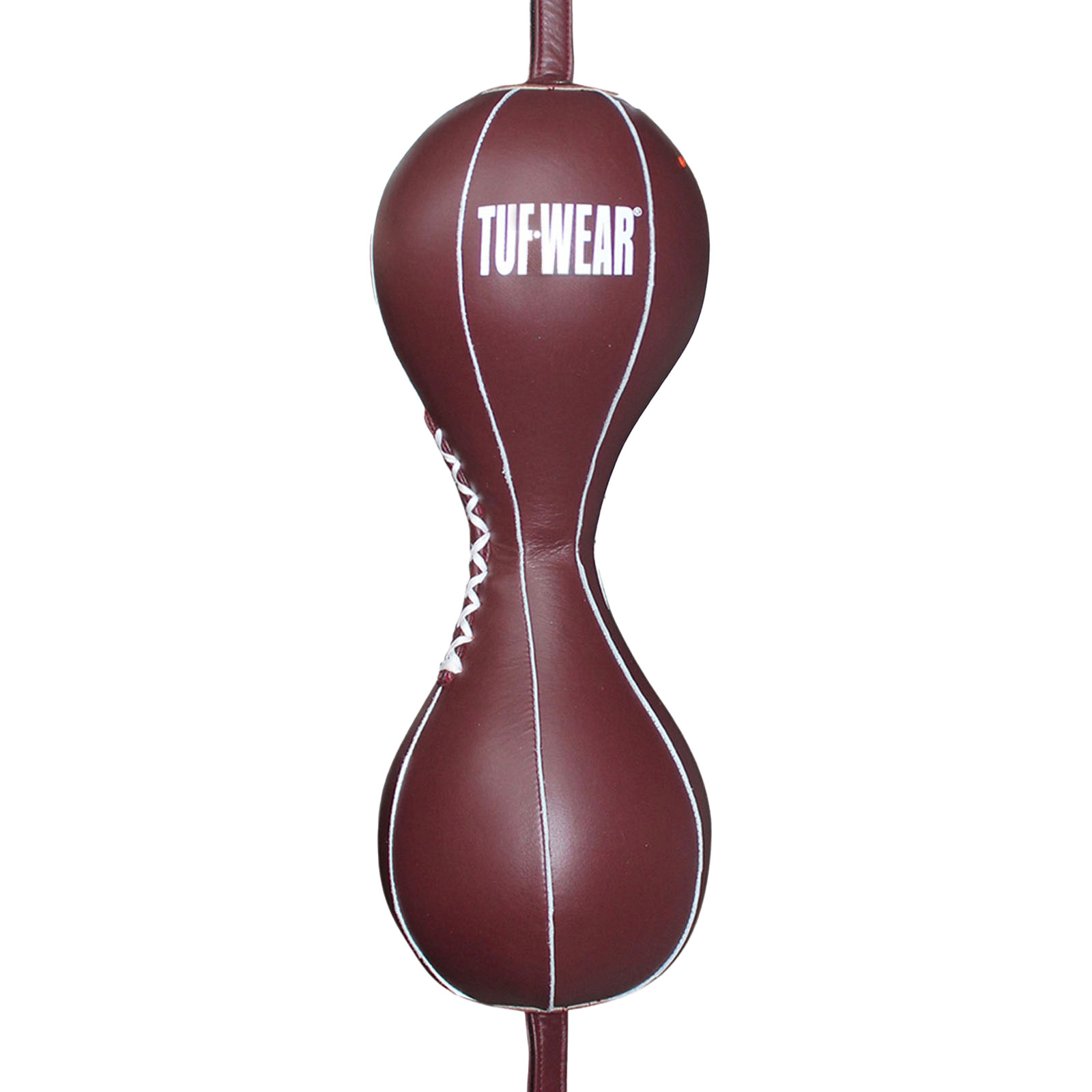 Tuf Wear Oxblood Leather Peanut Double End Bag