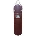 Tuf Wear Oxblood Quilted Leather Punchbag 122cm (4ft) - 40kg