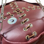 Tuf Wear Oxblood Quilted Leather Punchbag 122cm (4ft) - 40kg - Image 4