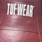 Tuf Wear Leather Uppercut Punchbag (Approx 23kg) - Oxblood - Image 3