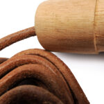 Tuf Wear Leather Skipping Rope (Wooden Handle) - Image 3